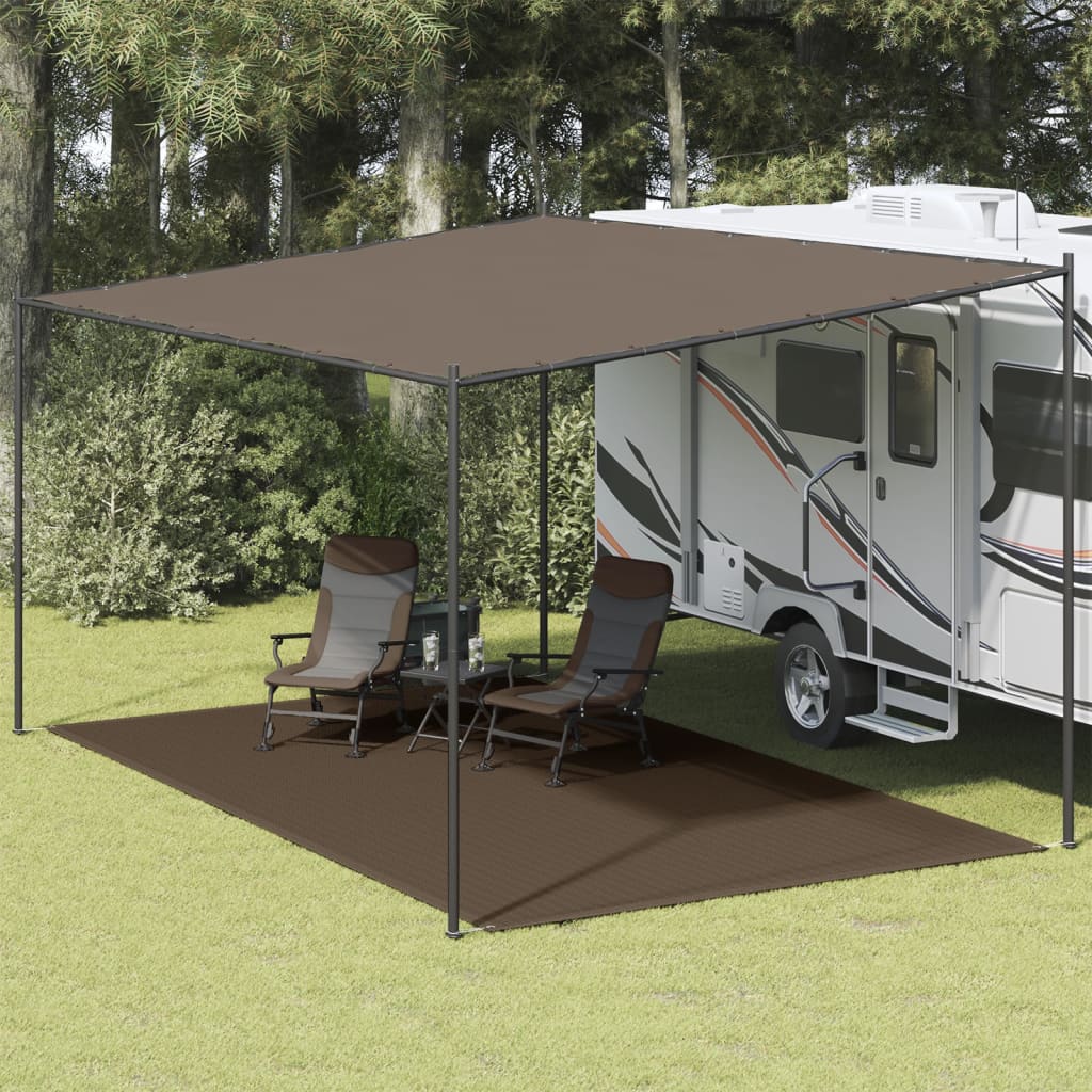 Vidaxl Zelt Teppich 300x500 cm Braun