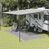 VIDAXL Zelt Teppich 250x600 cm Anthrazit -geläutet und weiß - afbeelding 1