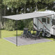 Vidaxl Zelt Teppich 400x400 cm HDPE -Anthrazit und Weiß