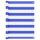 Vidaxl Balkon Bildschirm 75x500 cm HDPE Blau und Weiß
