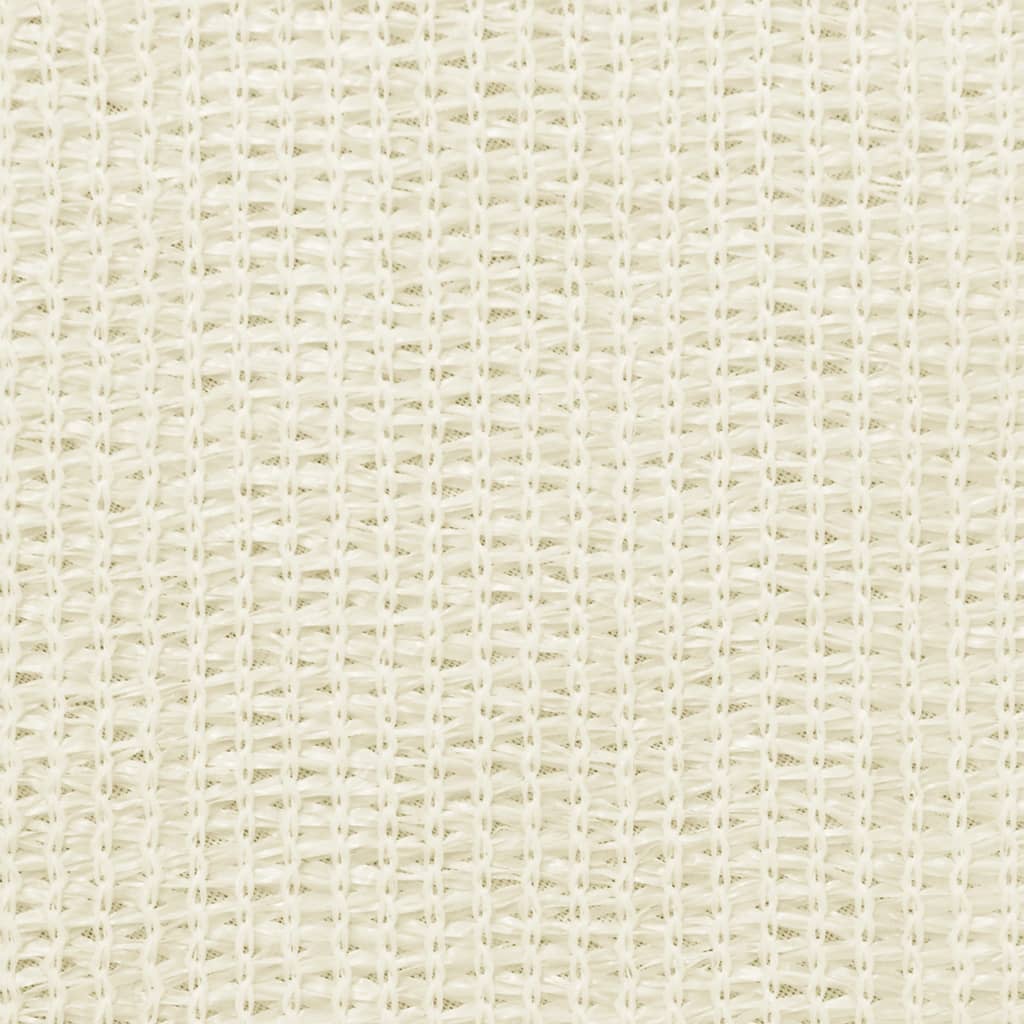 Vidaxl Balkon Bildschirm 75x500 cm HDPE -Creme -Colored