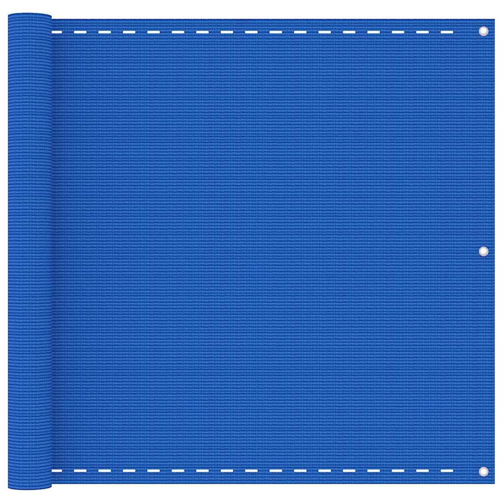 Vidaxl Balkon Bildschirm 90x600 cm HDPE Blau
