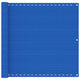 Vidaxl Balkon Bildschirm 90x600 cm HDPE Blau