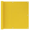 Vidaxl Balkon Bildschirm 90x500 cm HDPE Gelb