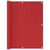 Vidaxl Balkon Bildschirm 120x300 cm HDPE -Rot