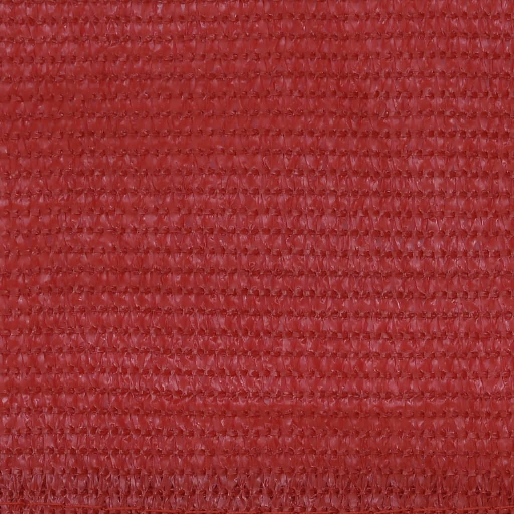 Vidaxl Balkon Bildschirm 120x600 cm HDPE -Rot