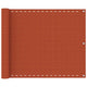 Vidaxl Balkon Bildschirm 75x500 cm HDPE Oranje