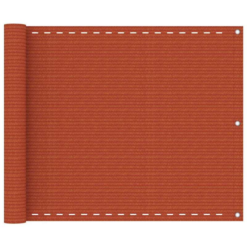Vidaxl Balkon Bildschirm 75x500 cm HDPE Oranje