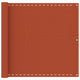 Vidaxl Balkon Bildschirm 90x500 cm HDPE Oranje