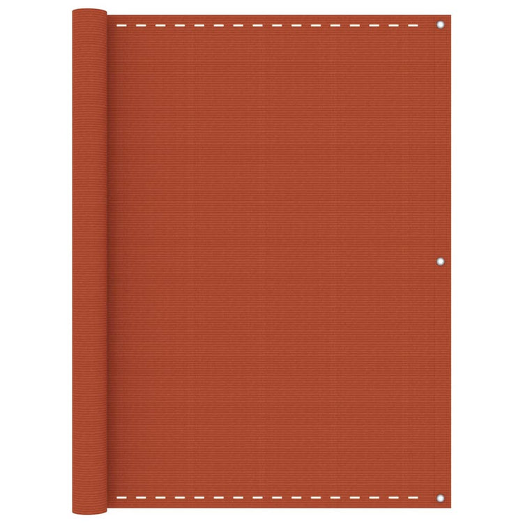 Vidaxl Balkon Bildschirm 120x300 cm HDPE Oranje