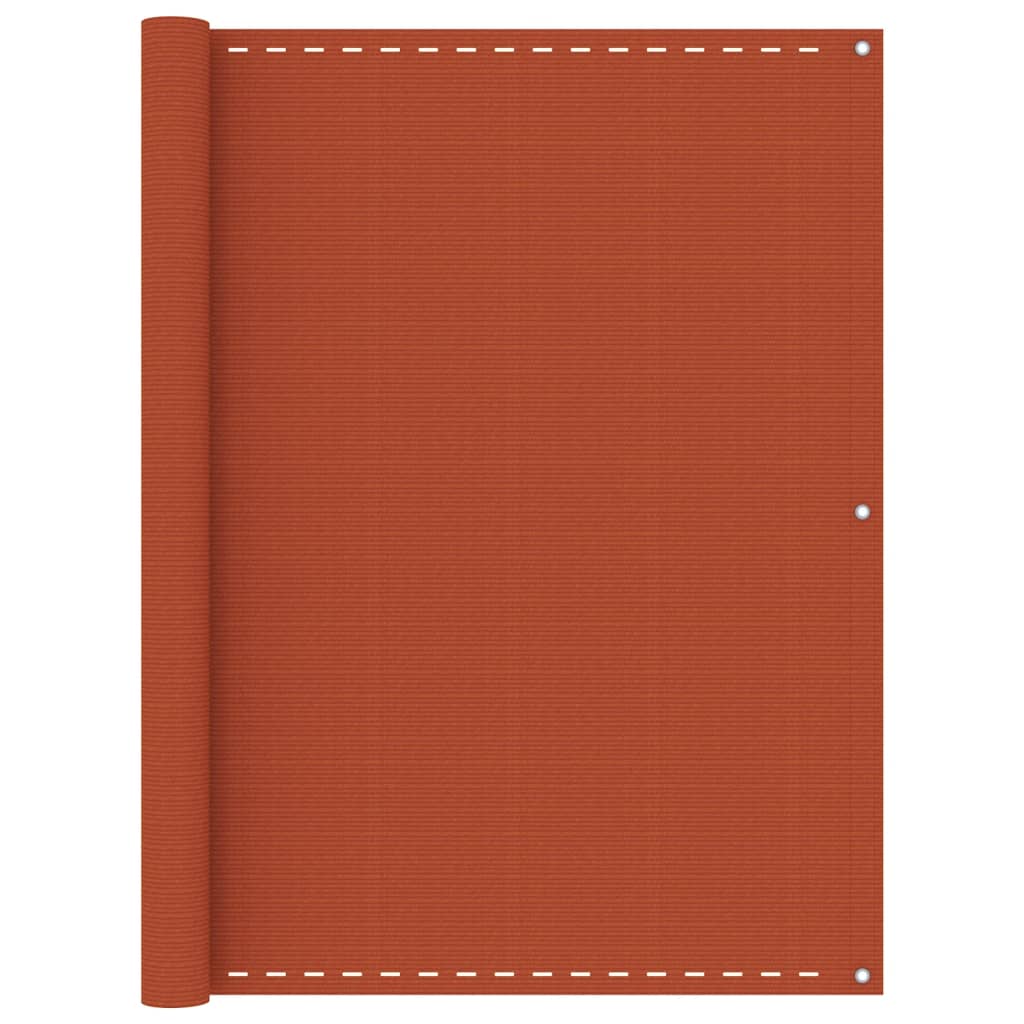 Vidaxl Balkon Bildschirm 120x400 cm HDPE Oranje