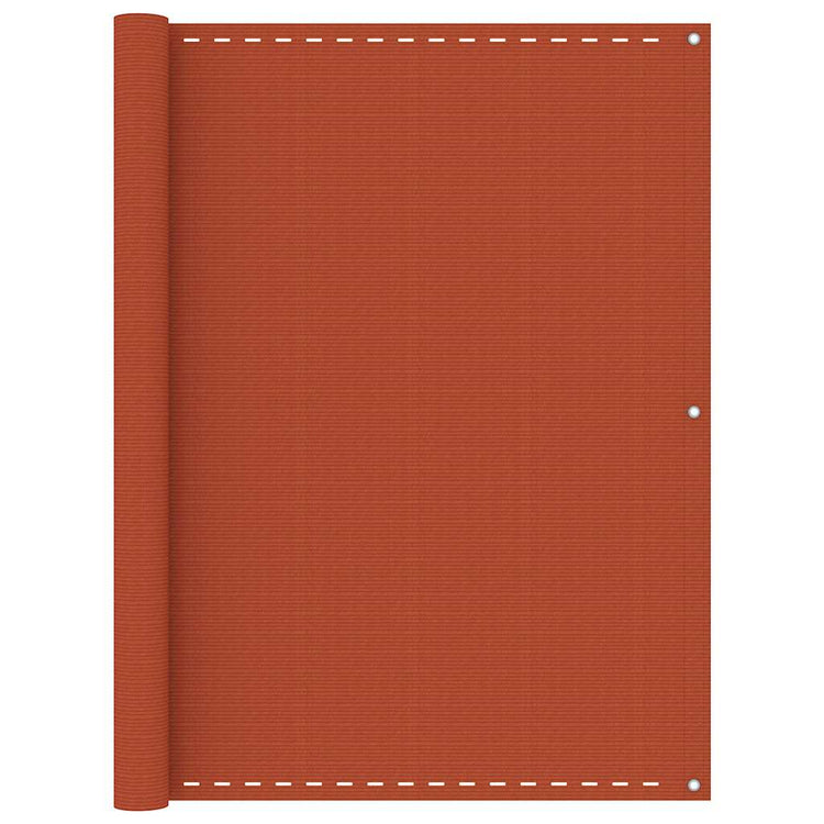 Vidaxl Balkon Bildschirm 120x500 cm HDPE Oranje