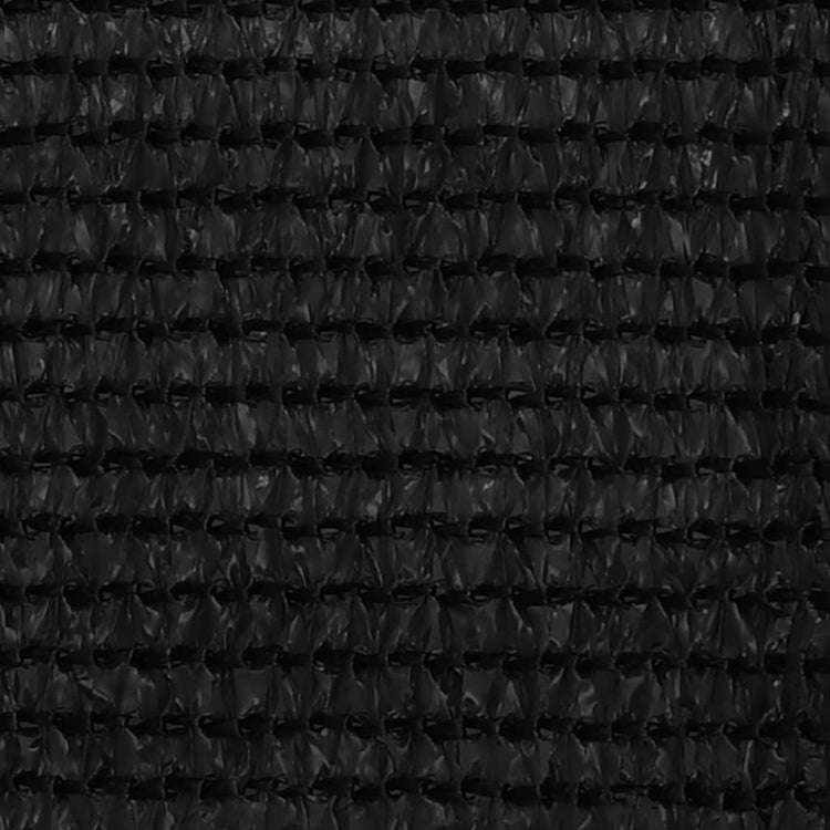 Vidaxl Balkon Bildschirm 75x500 cm HDPE Schwarz