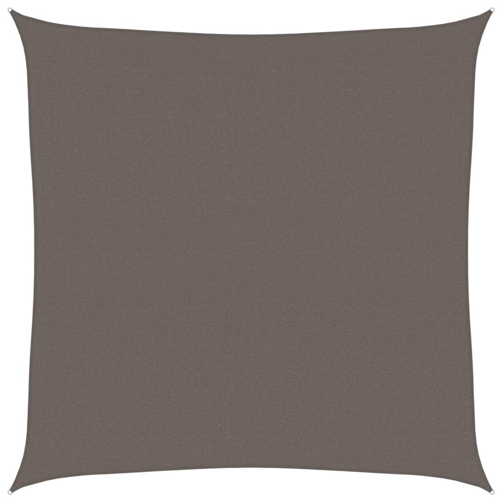 Vidaxl Zonnezeil 160 g m² 4,5 x 4,5 M HDPE -Anthrazit -gelöscht