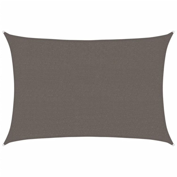 Vidaxl Zonnezeil 160 g m² 2,5 x 3,5 M HDPE -Anthrazit -gelöscht