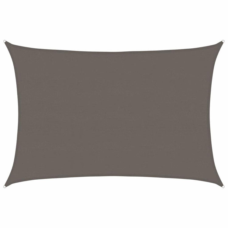 Vidaxl Zonnezeil 160 g m² 5x7 M HDPE -Anthrazit -gelöscht