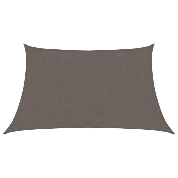 Vidaxl Zonnezeil 160 g m² 3 4x2 M HDPE -Anthrazit -gelöscht