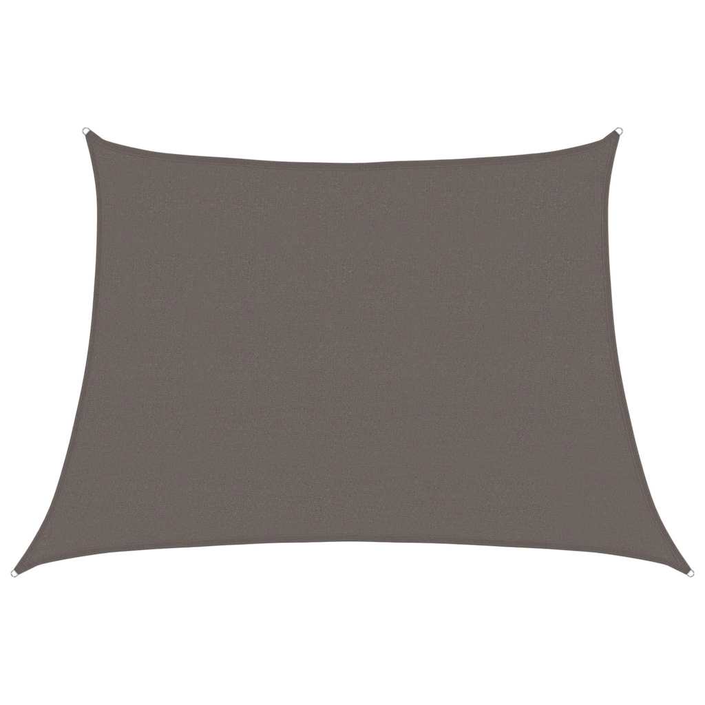 Vidaxl Zonnezeil 160 g m² 4 5x3 M HDPE -Anthrazit -gelöscht