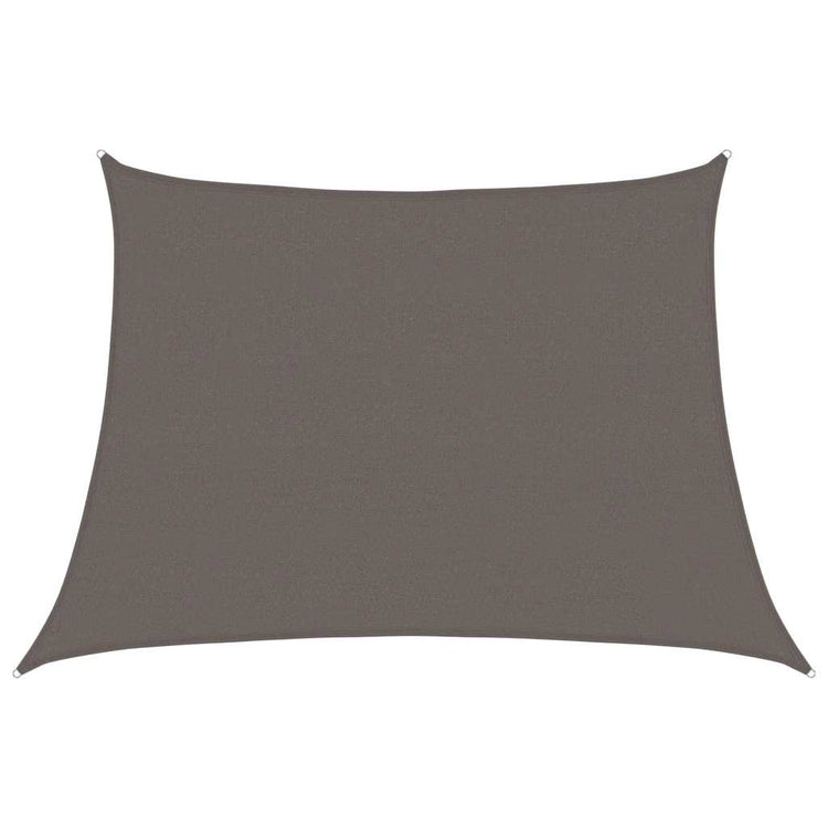 Vidaxl Zonnezeil 160 g m² 4 5x3 M HDPE -Anthrazit -gelöscht