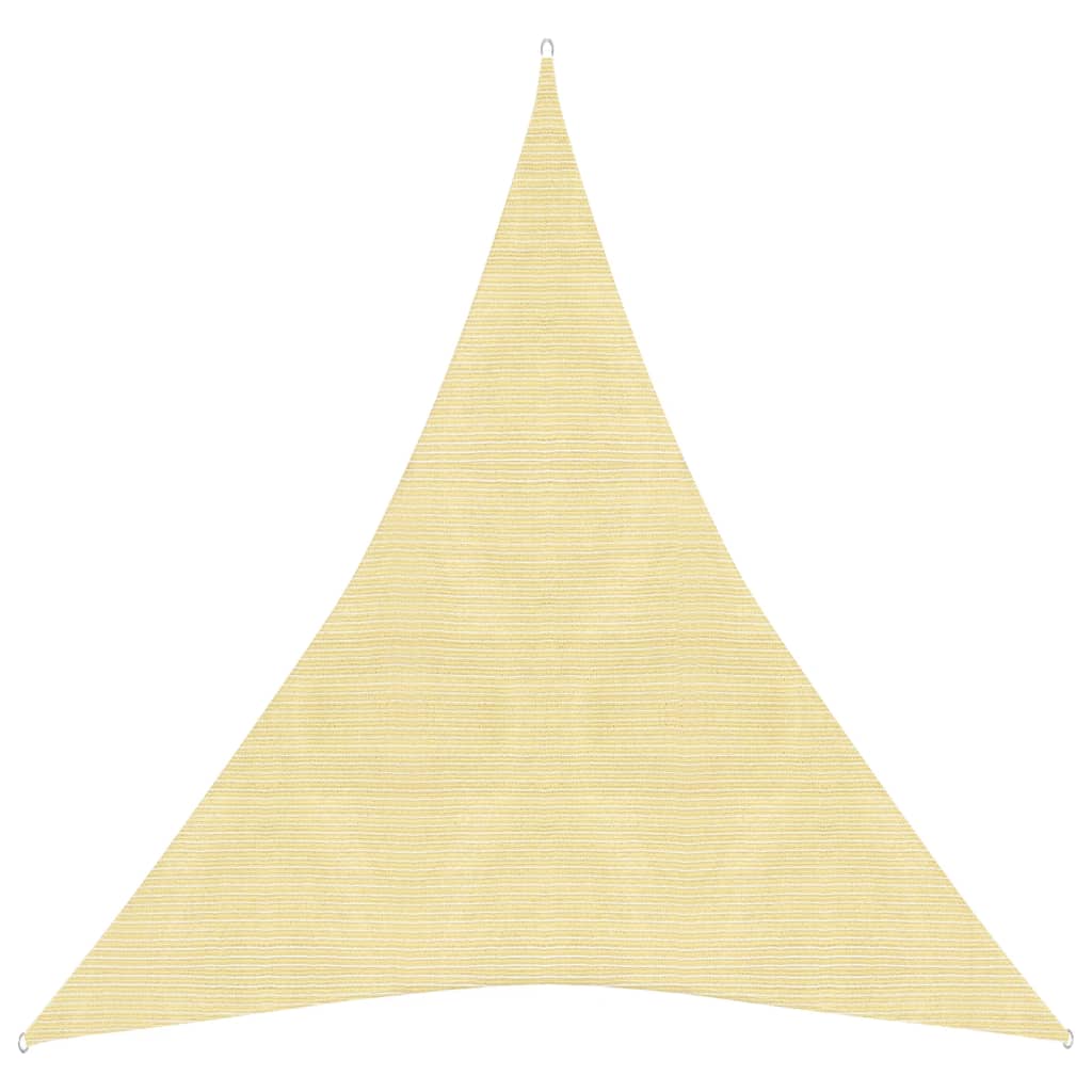 Vidaxl Zonnezeil 160 g m² 5x7x7 M HDPE Beige