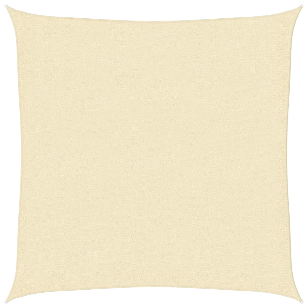 Vidaxl Zonnezeil 160 g m² 3x3 M HDPE -Creme -Colored