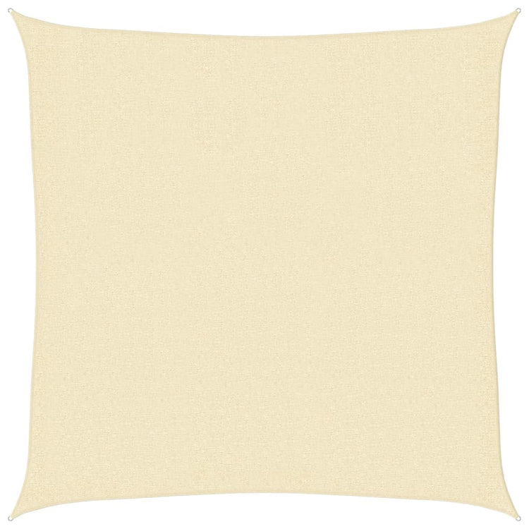 Vidaxl Zonnezeil 160 g m² 3x3 M HDPE -Creme -Colored