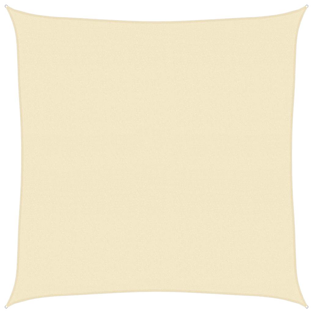 Vidaxl Zonnezeil 160 g m² 6x6 M HDPE -Creme -Colored