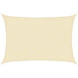 Vidaxl Zonnezeil 160 g m² 2x2,5 M HDPE Cream -Colored - afbeelding 2