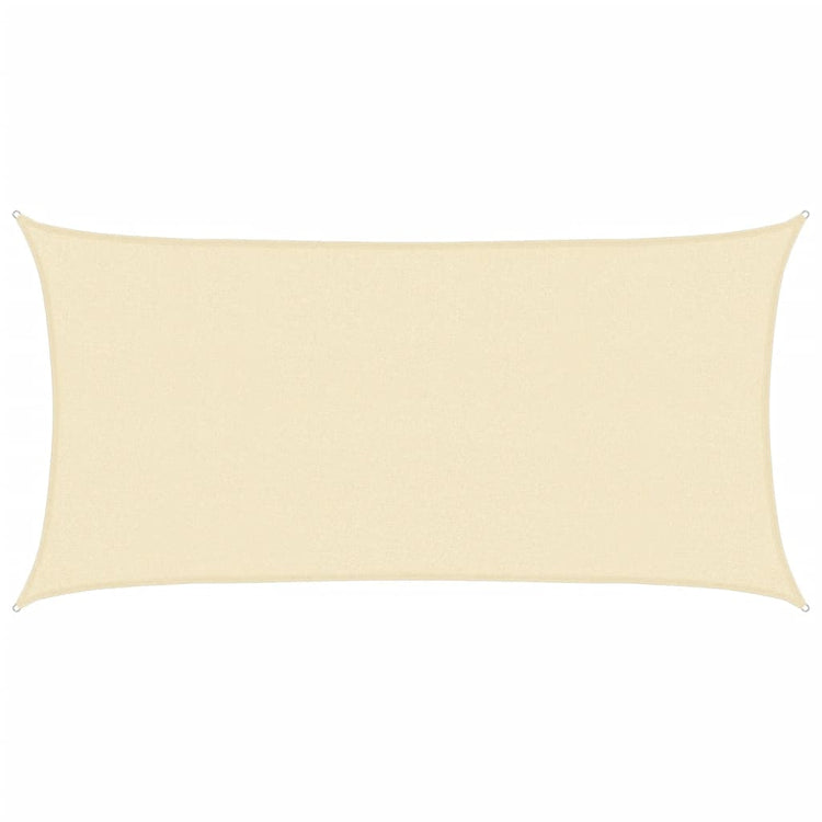 Vidaxl Zonnezeil 160 g m² 2x3,5 M HDPE -Creme gefärbt
