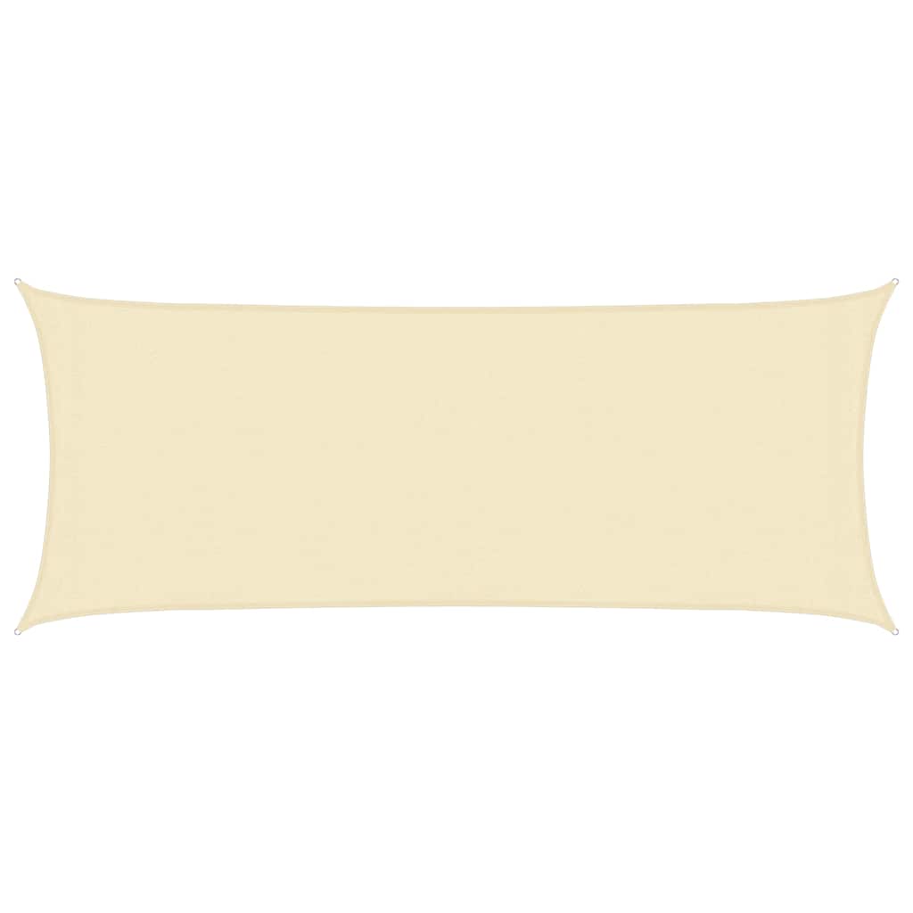 Vidaxl Zonnezeil 160 g m² 2x5 M HDPE -Creme -Colored