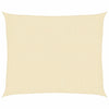 Vidaxl Zonnezeil 160 g m² 2,5 x 3 M HDPE Cream -Colored
