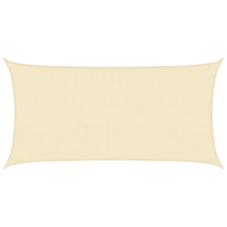 Vidaxl Zonnezeil 160 g m² 2,5 x 4,5 M HDPE -Creme -Colored