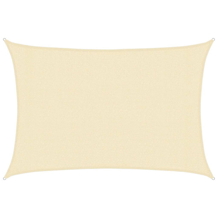 Vidaxl Zonnezeil 160 g m² 3x4,5 M HDPE -Creme -Colored