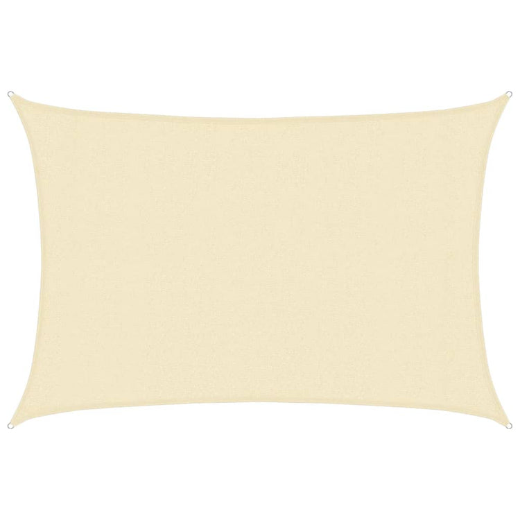 Vidaxl Zonnezeil 160 g m² 3x5 M HDPE -Creme -Colored