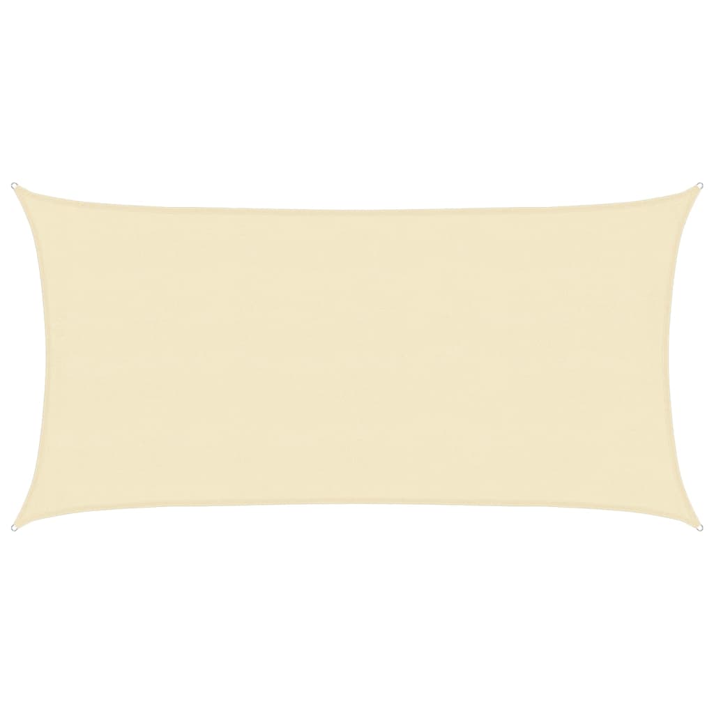 Vidaxl Zonnezeil 160 g m² 4x7 M HDPE -Creme -Colored