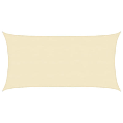 Vidaxl Zonnezeil 160 g m² 4x7 M HDPE -Creme -Colored