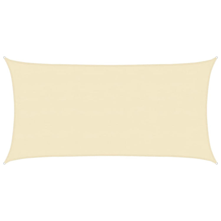 Vidaxl Zonnezeil 160 g m² 4x7 M HDPE -Creme -Colored