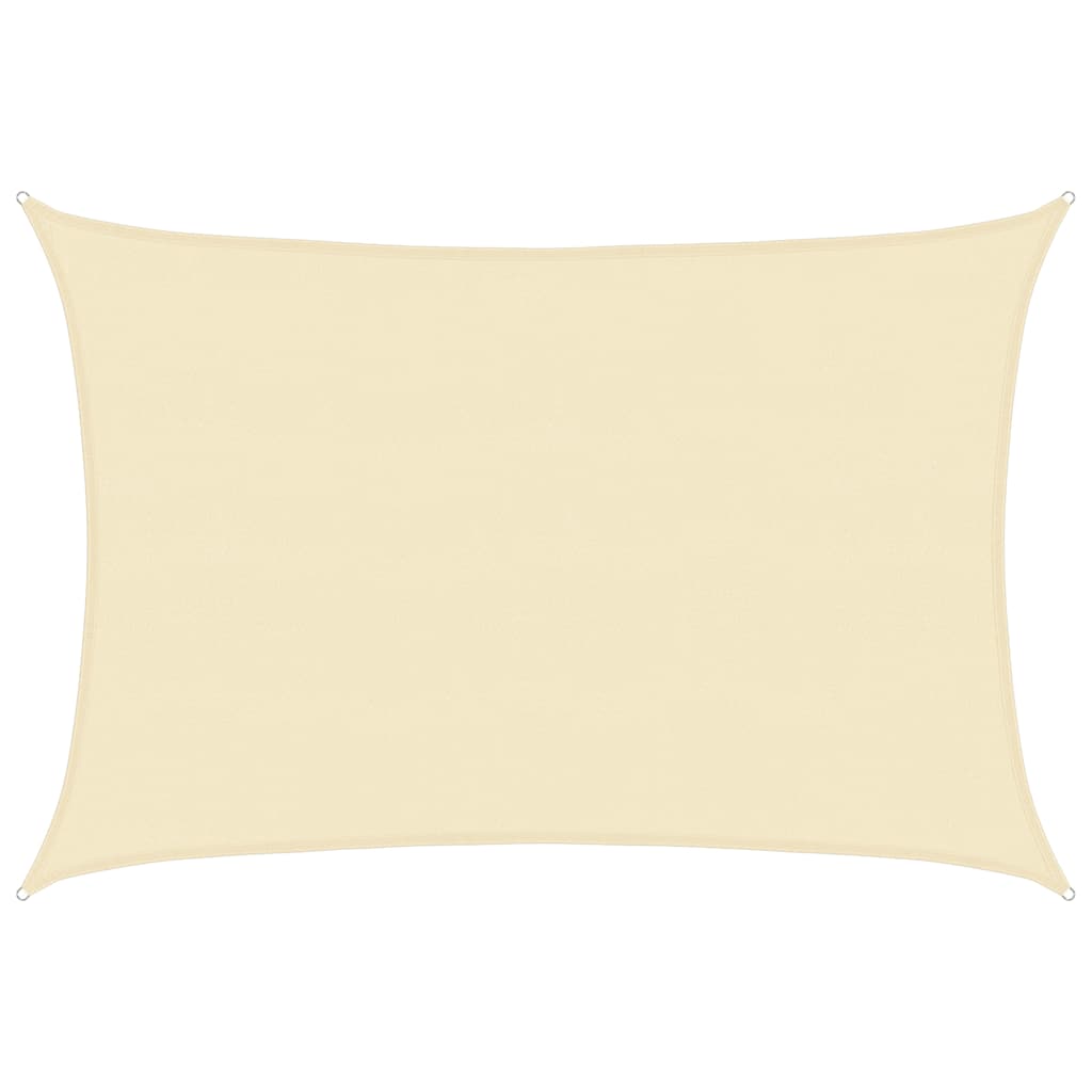 Vidaxl Zonnezeil 160 g m² 5x7 M HDPE -Creme -Colored