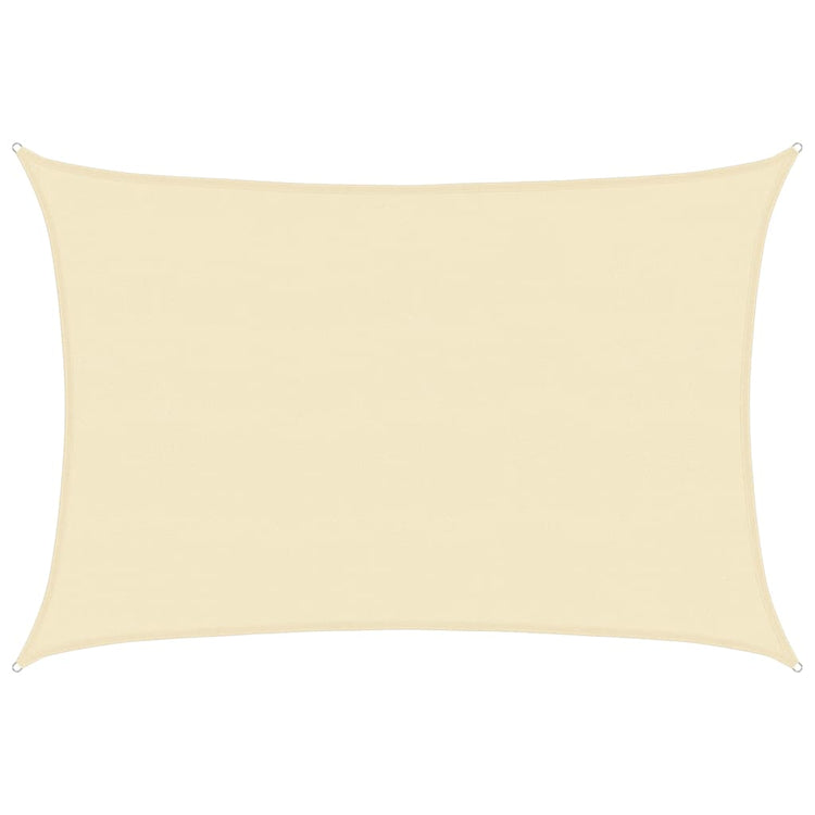 Vidaxl Zonnezeil 160 g m² 5x7 M HDPE -Creme -Colored