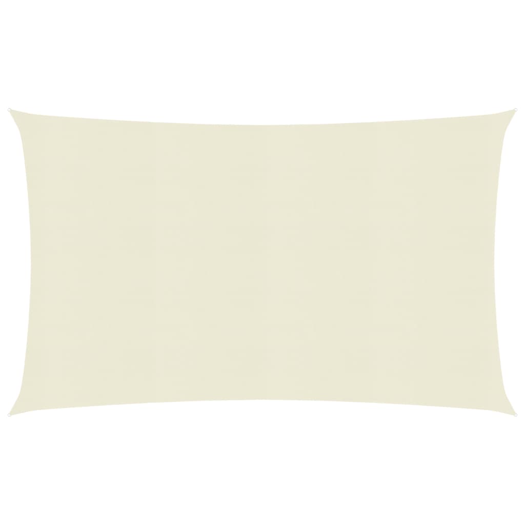 Vidaxl Zonnezeil 160 g m² 5x8 M HDPE -Creme gefärbt