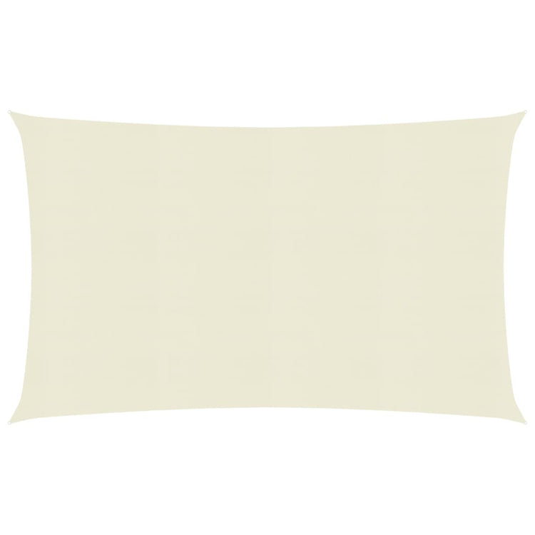 Vidaxl Zonnezeil 160 g m² 5x8 M HDPE -Creme gefärbt