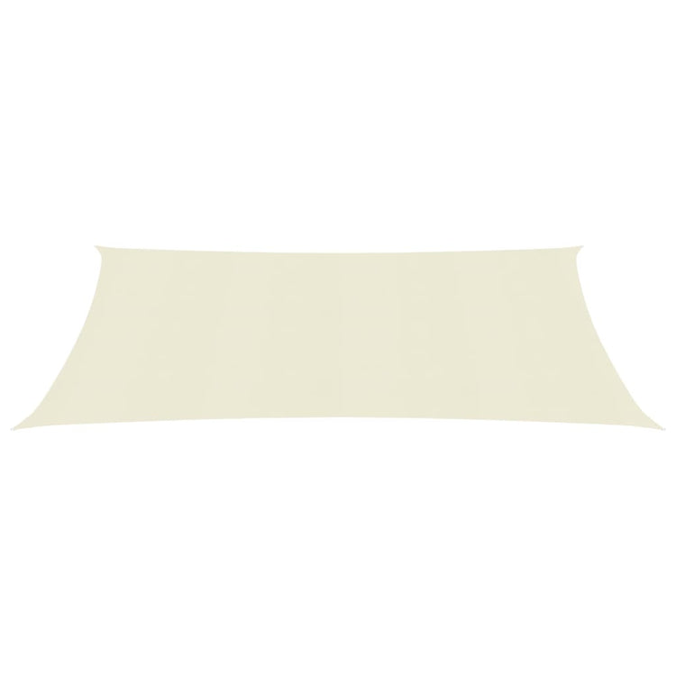 Vidaxl Zonnezeil 160 g m² 5x8 M HDPE -Creme gefärbt