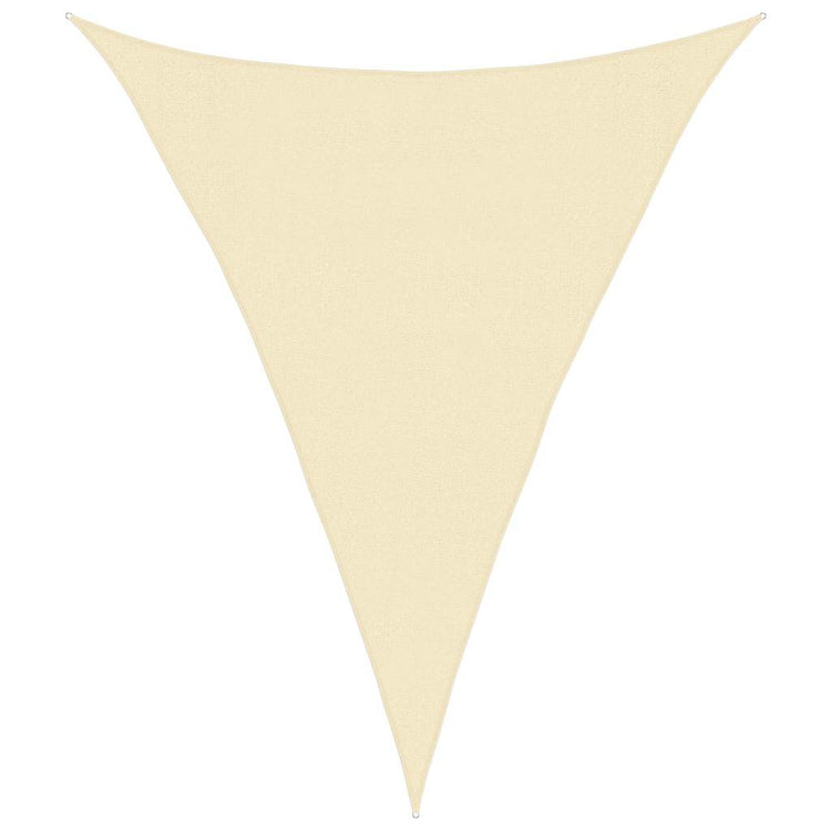 Vidaxl Zonnezeil 160 g m² 3x4x4 M HDPE Cream -Colored