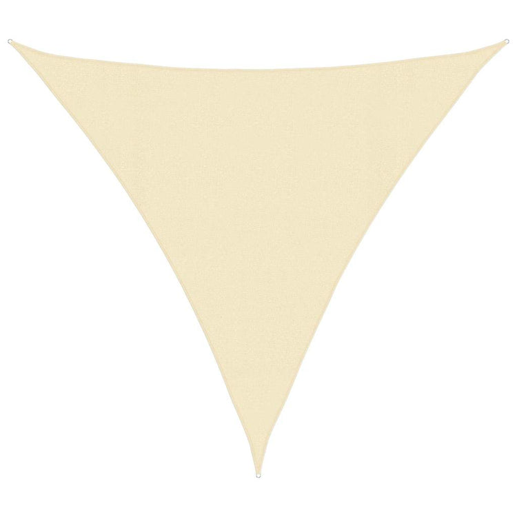 Vidaxl Zonnezeil 160 g m² 4x4x4 M HDPE Cream -Colored