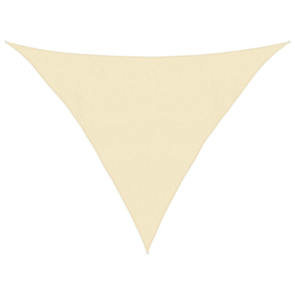 Vidaxl Zonnezeil 160 g m² 4x4x5,8 M HDPE Cream -Colored