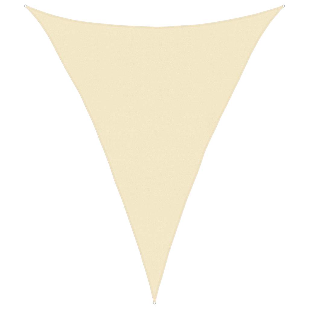 Vidaxl Zonnezeil 160 g m² 4x5x5 M HDPE Cream -Colored