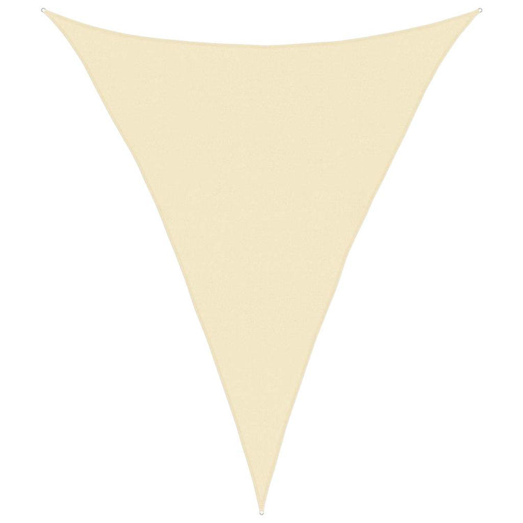 Vidaxl Zonnezeil 160 g m² 4x5x5 M HDPE Cream -Colored