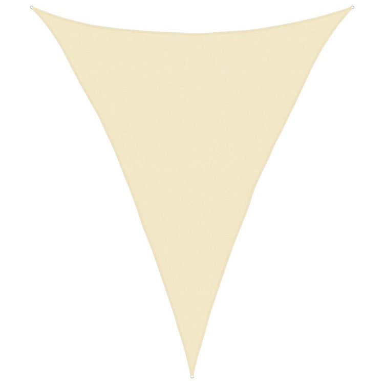 Vidaxl Zonnezeil 160 g m² 5x6x6 M HDPE Cream -Colored