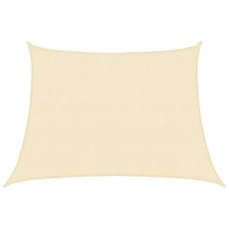 Vidaxl Zonnezeil 160 g m² 4 5x3 M HDPE -Creme -Colored