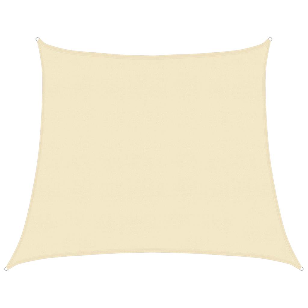Vidaxl Zonnezeil 160 g m² 4 5x4 M HDPE Cream -Colored